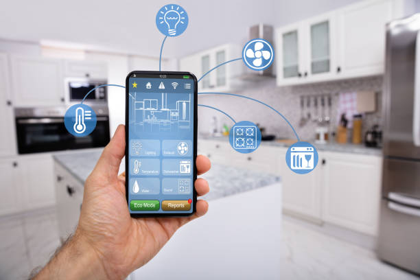 Security technician testing motion sensors and camera angles throughout a residential property